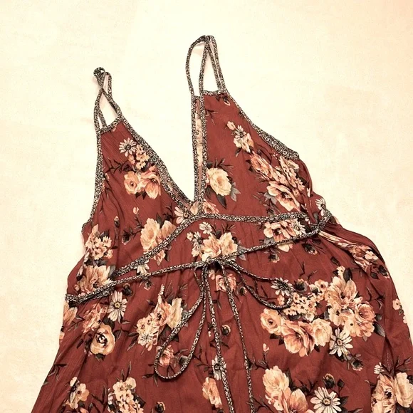 Xhiliration Floral Maxi Dress - Picture 3 of 5